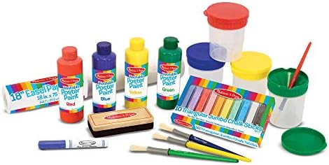 Melissa & Doug Easel Companion Accessory Set, 25 Pieces (E-Commerce Packaging, Great Gift for Gir... | Amazon (US)
