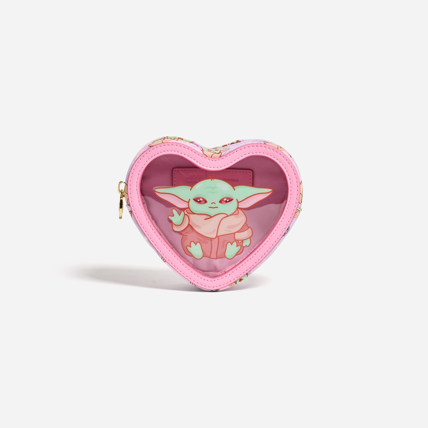 Grogu™ Clear Front Heart Pouch | Stoney Clover Lane | Stoney Clover Lane