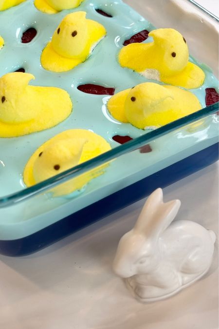 Fun Easter Dessert Idea: Make A Peeps Duck Pond with Jello!  #easter2024 #peeps #easterdessert 

#LTKhome #LTKSeasonal #LTKfamily
