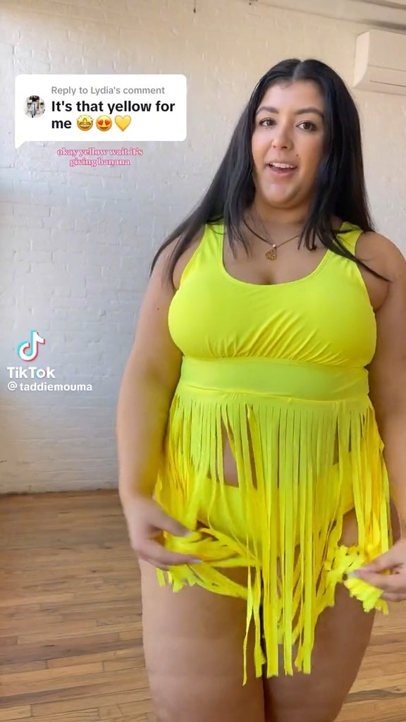 Its giving banana in a cute way 🍌💖 wearing size XXL

#LTKcurves #LTKstyletip #LTKswim