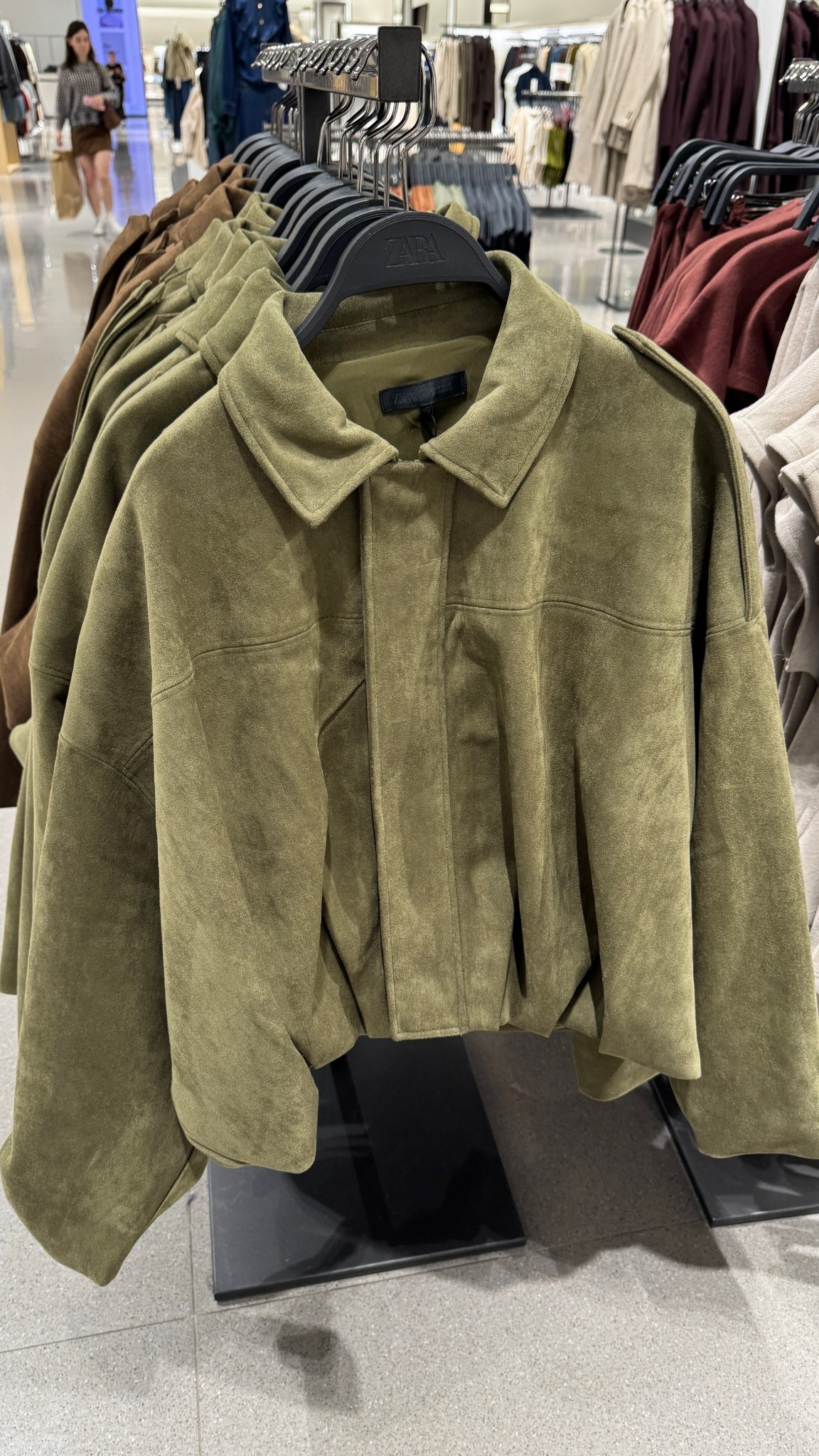 OK, this green suede jacket is really cute! I would just have to figure out how to style it since I have hips. When you think about your body type and your silhouette, it helps to pick clothes that flatter your body.

#LTKStyleTip #LTKFindsUnder100