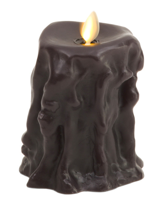 Heavy Wax Drip Slim Pillar Led Candle | Pillows & Decor | Marshalls | Marshalls