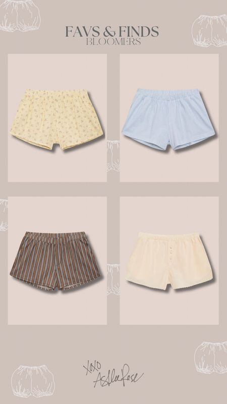 my love for comfy things knows no bounds. ☁️🧸🩲 my top bloomer picks! 

Bloomers, Pajama Shorts, PJs 