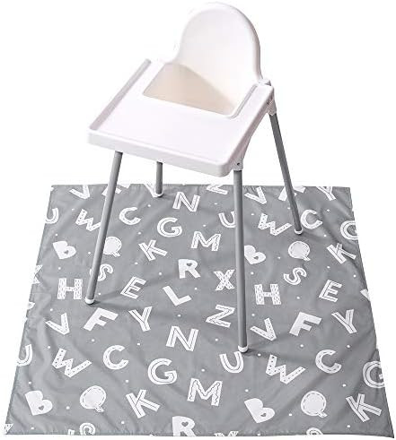 Baby Splat Mat for Under High Chair, Winthome Washable Large Floor Mat, Antislip Waterproof Baby ... | Amazon (US)
