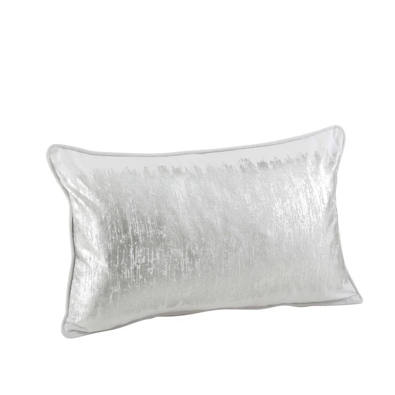 Deanne Metallic Banded Rectangular Cotton Pillow Cover & Insert | Wayfair North America