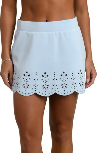 La Blanca Cloudset Eyelet Detail Miniskirt | Nordstrom | Nordstrom