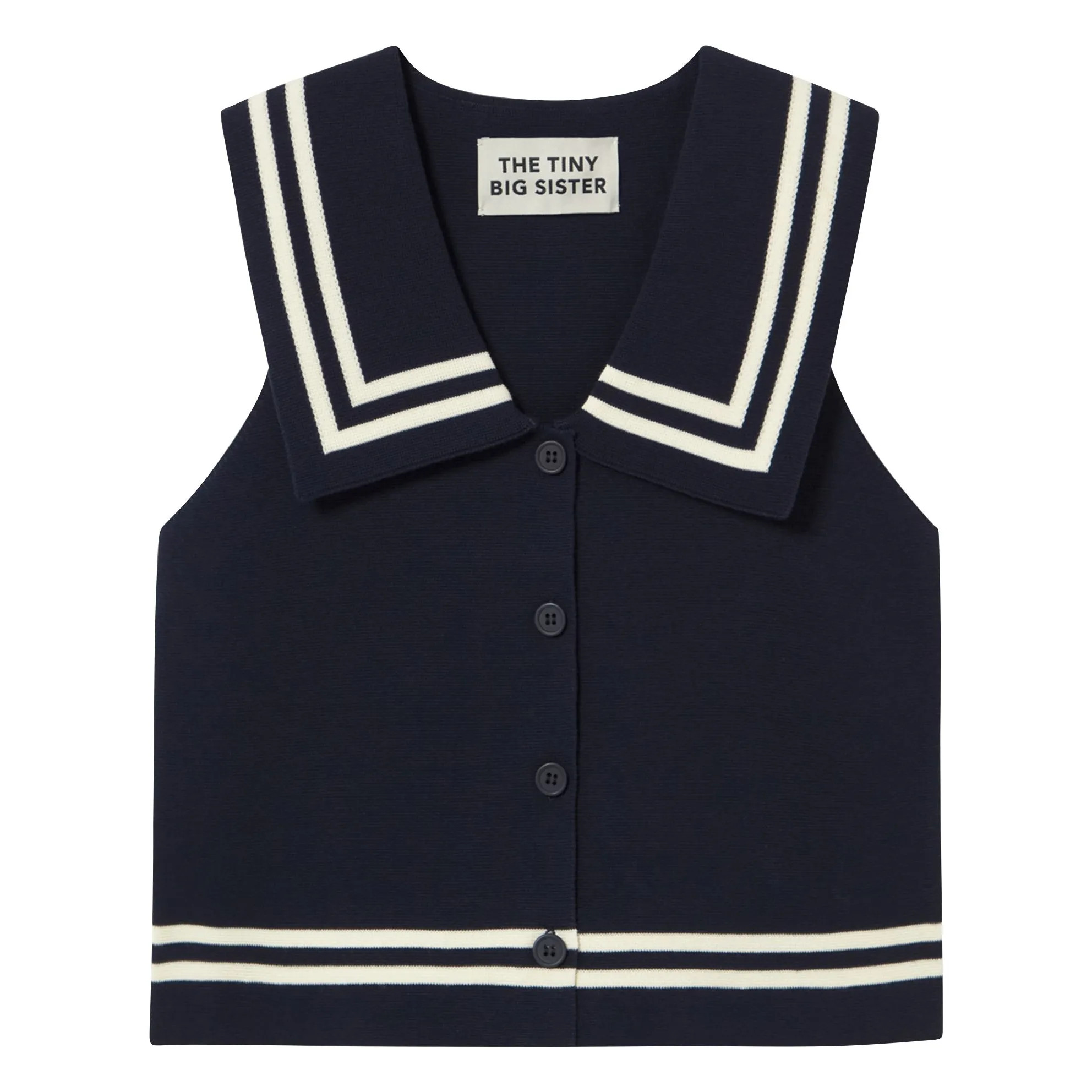Blouse Sailor Coton | Bleu marine | Smallable