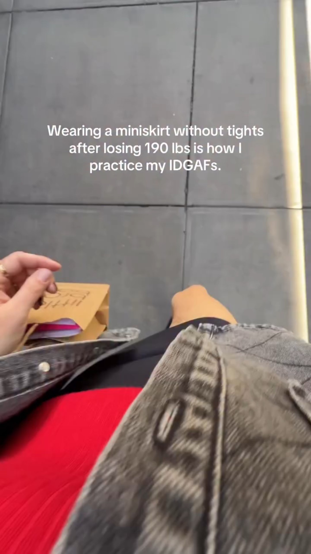 Somewhere along my weight loss journey, I slipped back into hiding. It’s wild how that happens… how even the “good” attention can make you hyper-aware, how people’s unsolicited (and sometimes angry) opinions about your changing body can make you start picking yourself apart all over again.

Confidence doesn’t magically appear when the number changes. You have to choose it. Every. Single. Day. Sometimes that looks like wearing the thing that still scares you and reminding yourself you deserve to take up space in it.
