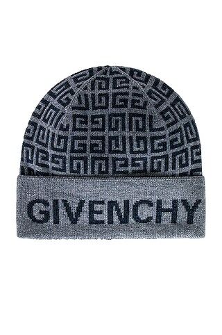 Givenchy 4G Double Face Beanie in Mineral Blue | FWRD | FWRD 