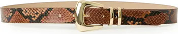B-Low the Belt Milan Python Print Leather Belt | Nordstrom | Nordstrom