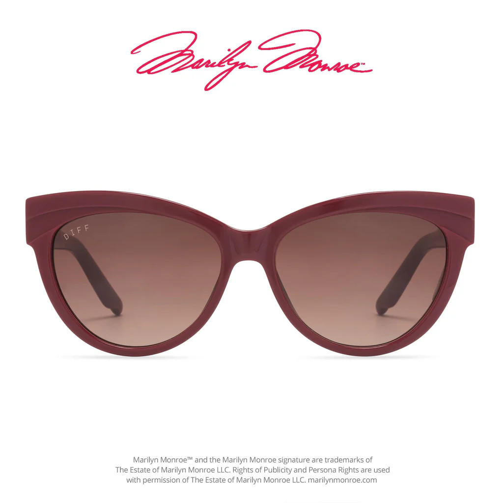 COLOR: red   brown gradient sunglasses | DIFF Eyewear