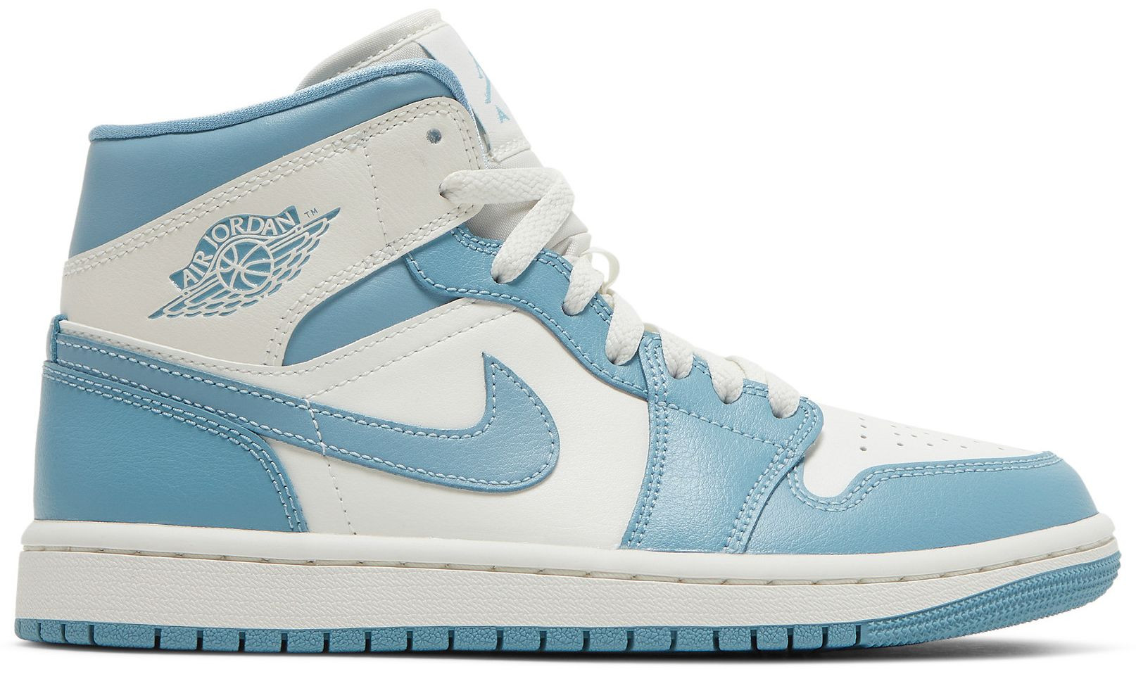 Wmns Air Jordan 1 Mid 'University Blue' | GOAT