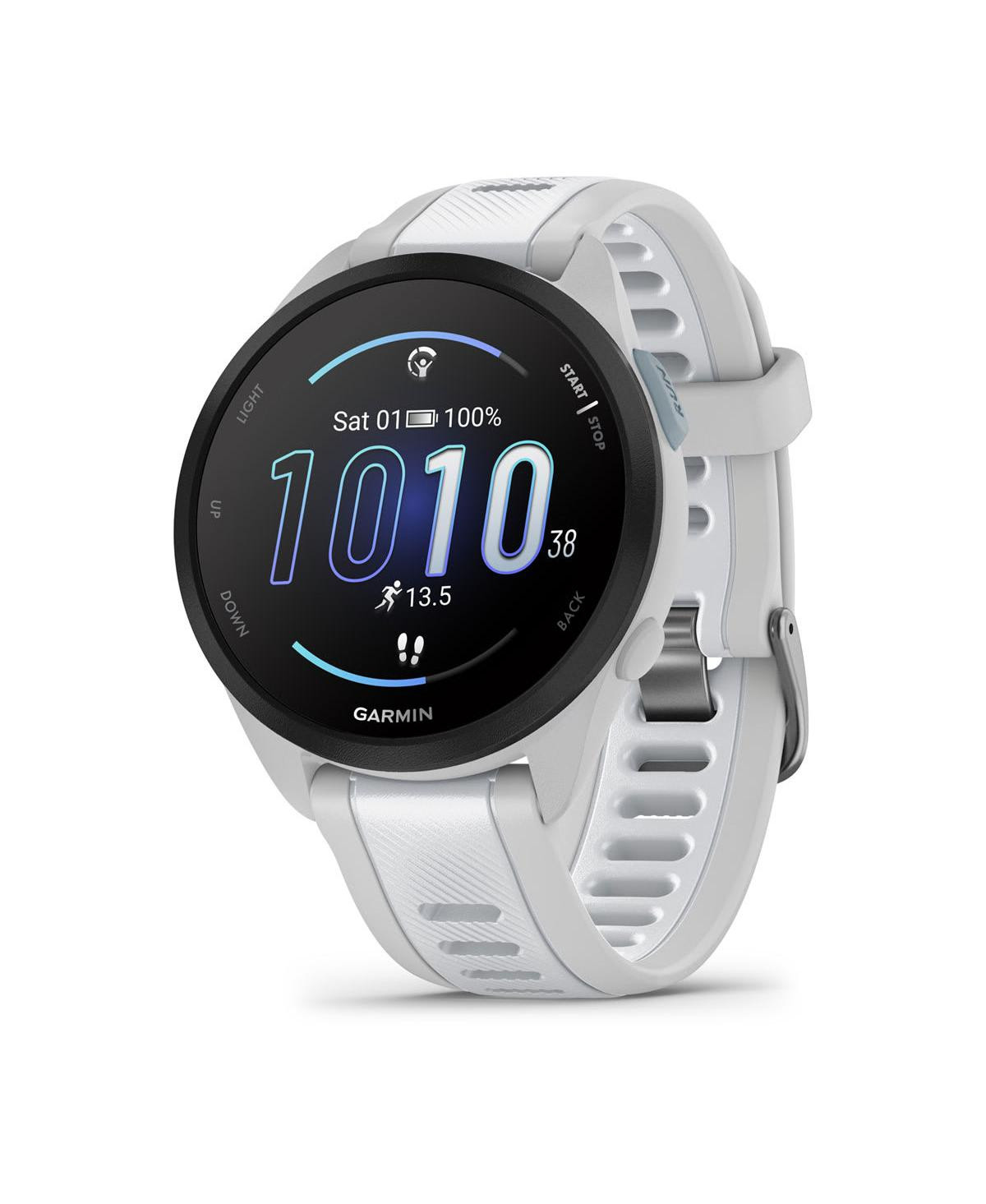 Garmin Forerunner 165, Gps Smartwatch for Run & Fitness - Mistgray/whitestone | Macy's