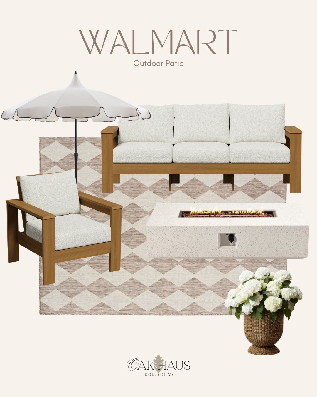 Walmart, Outdoor, Patio, Hosting, Summer, Fall, Seasonal, Fireplace, Couch, Furniture, Umbrella, Modern, Rug

#LTKHome #LTKActive #LTKSeasonal