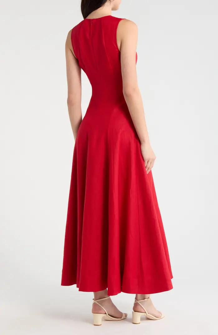 Cecila Sleeveless Linen Maxi Dress | Nordstrom