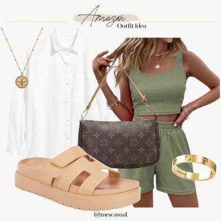 This is one of my favorite sets for everyday in the summer. Or spring break vacation perfect for layering and super comfy 

#LTKshoecrush #LTKfindsunder50 #LTKSeasonal
