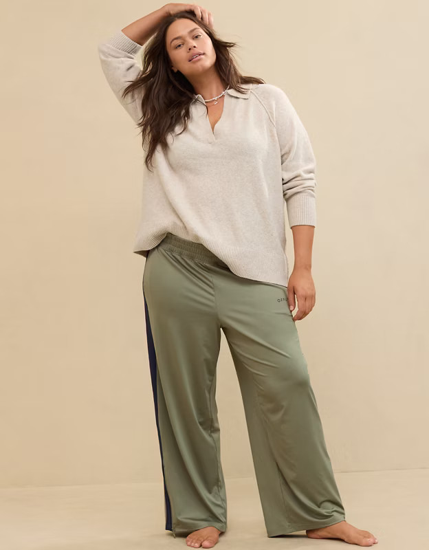 Aerie unREAL Polo Sweater | Aerie