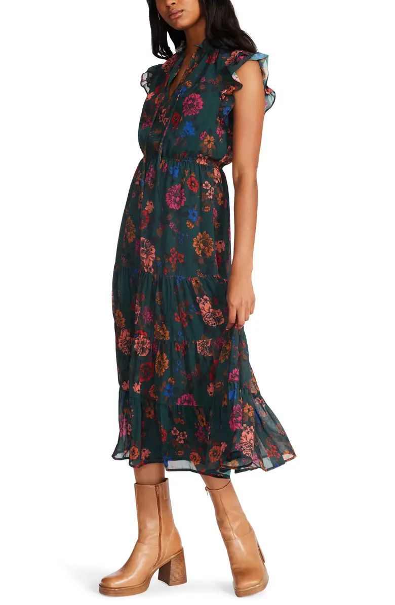 Lillia Cap Sleeve Maxi Dress | Nordstrom