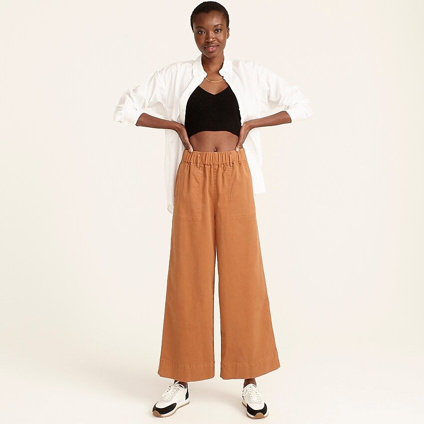 Pull-on wide-leg chino pant | J.Crew US