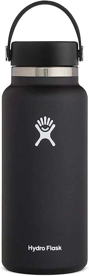 Hydro Flask Water Bottle - Stainless Steel & Vacuum Insulated - Wide Mouth 2.0 with Leak Proof Fl... | Amazon (US)