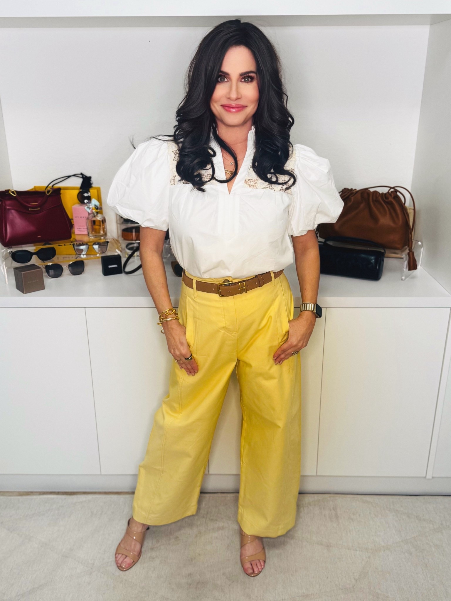 How to style yellow jeans casually. Look 1 
Top sm , jeans 25p 
#yellowjeans #styleinspoyellow #howtostyleyellowjeans

#LTKOver40 #LTKootd #LTKSaleAlert