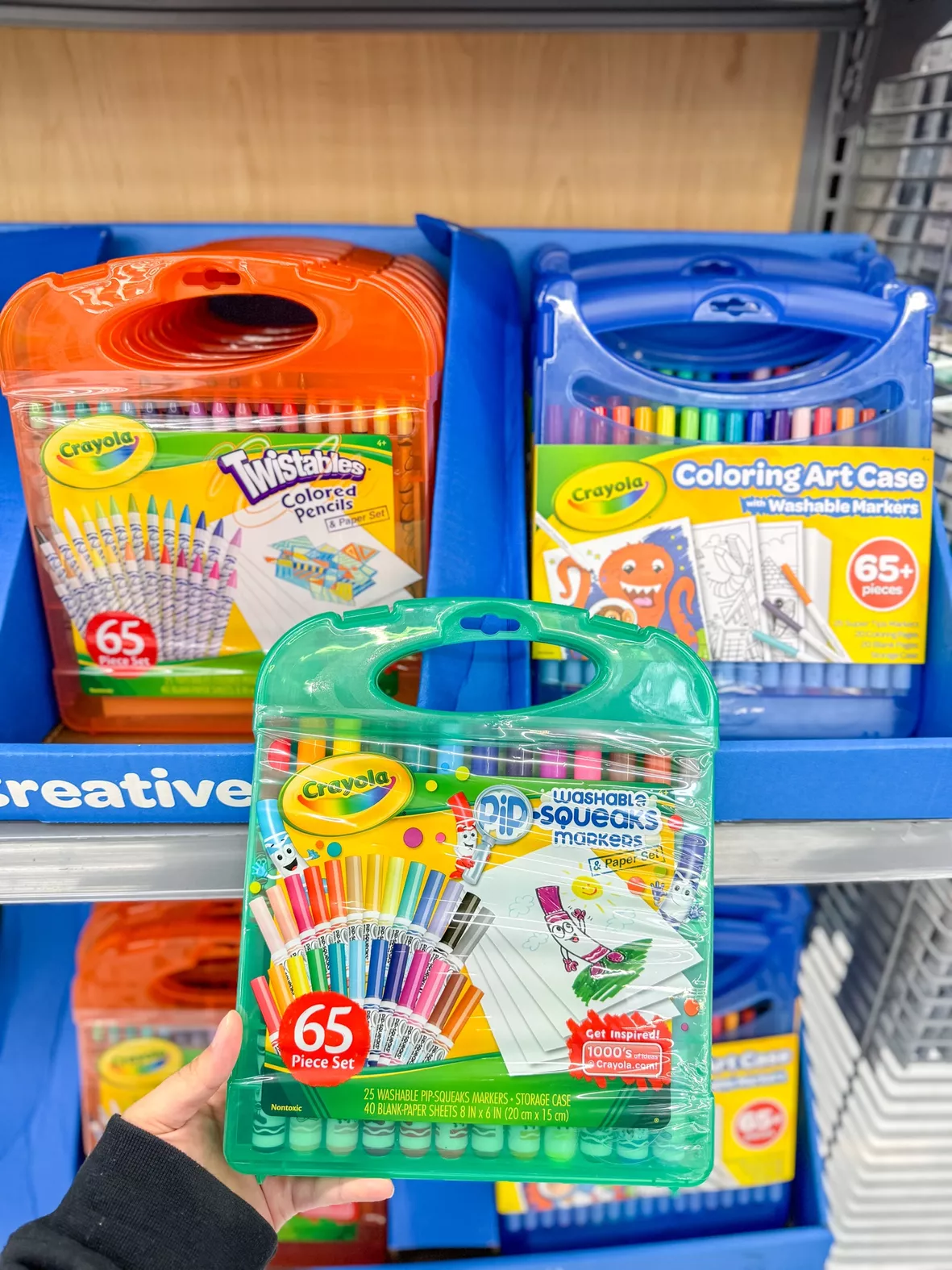 Crayola Pip-Squeaks Washable Markers & Paper Set, Kids Travel