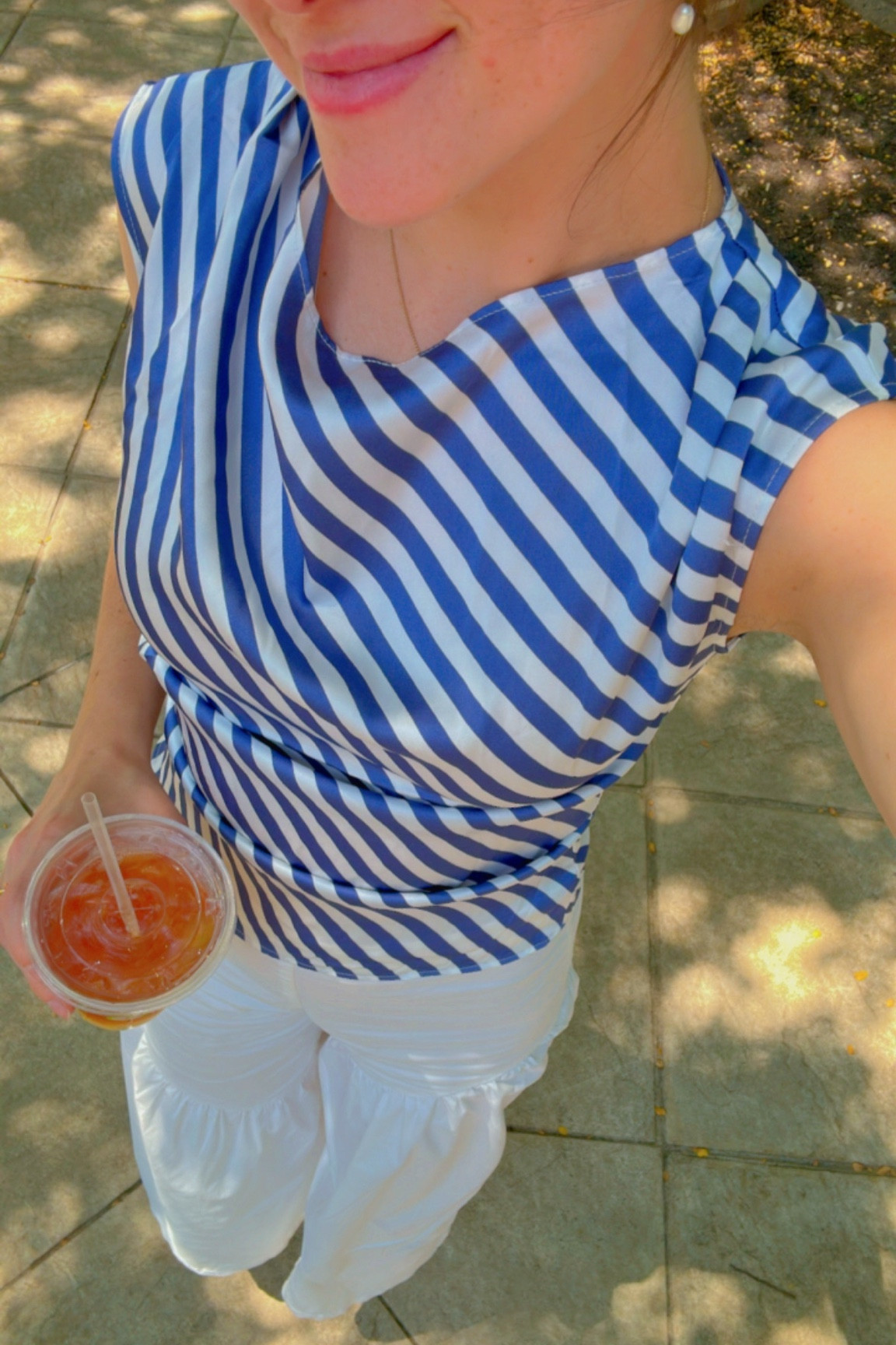 This shirt is such a cute cap sleeve moment! Perfect for work or going out! 

#workoutfit 

#LTKFindsUnder50 #LTKBacktoSchool #LTKSaleAlert