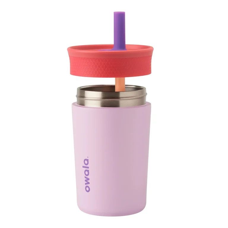 Owala Kids' Tumbler Stainless Steel 12oz Lilac Rocket | Walmart (US)