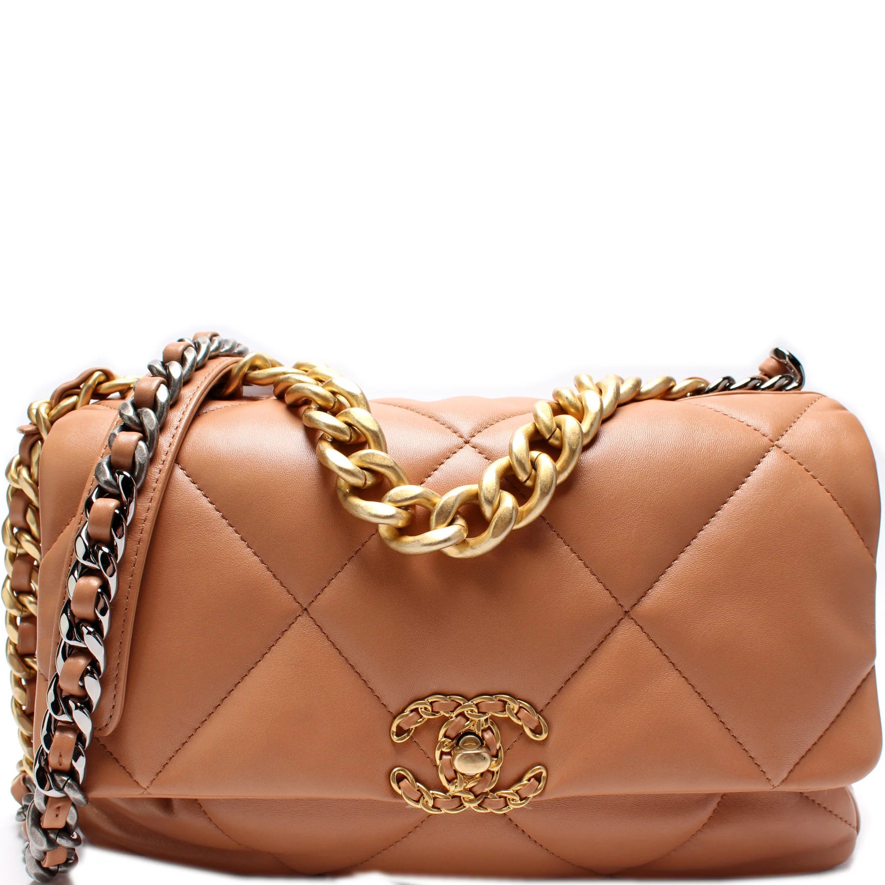 Quilted Goatskin 19 Large Flap 30+M | Keeks Designer Handbags