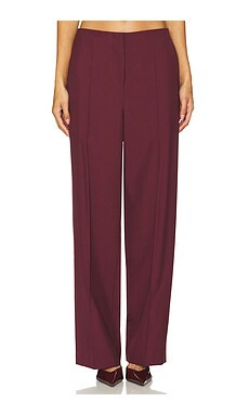 FAITHFULL THE BRAND Emilie Trouser in Bordeaux from Revolve.com | Revolve Clothing (Global)
