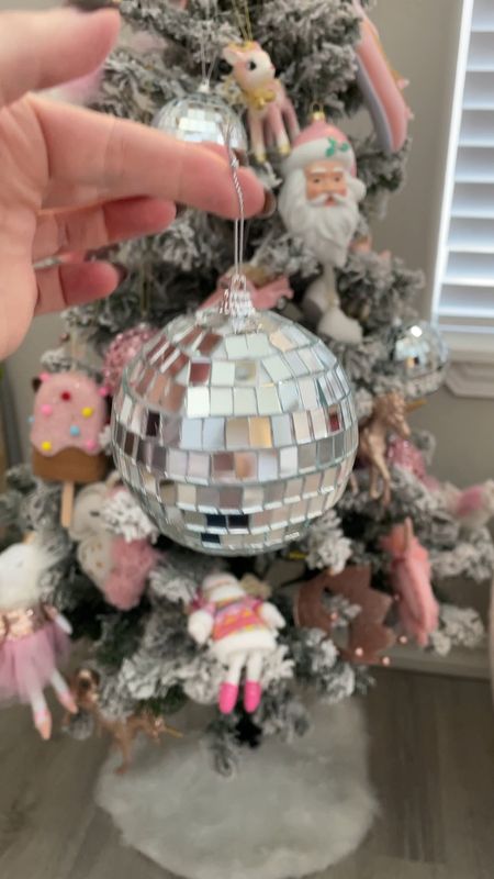 Girls room Christmas tree + pink theme ornaments 
Walmart flocked tree
Target Christmas 


#LTKkids #LTKhome #LTKHoliday