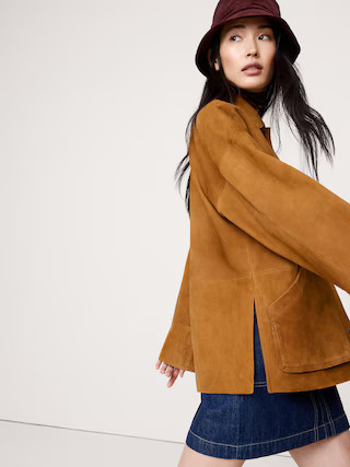 Heritage Suede Jacket | Banana Republic (US)