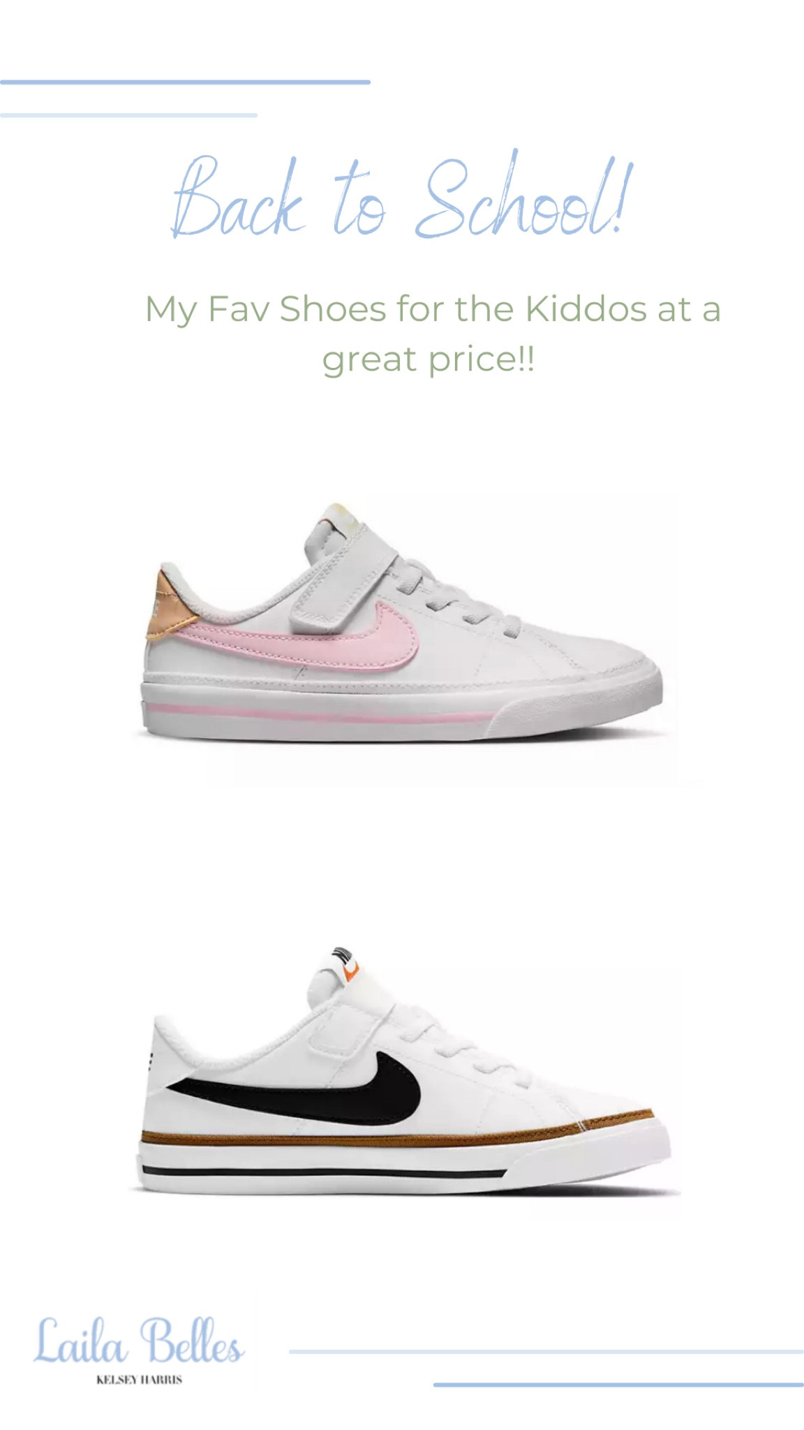 The cutest shoes for the kiddos to go back to school! Love these and they are a great price!
.
.
#backtoschool #schoolshoes #nike

#LTKfamily #LTKsalealert #LTKBacktoSchool