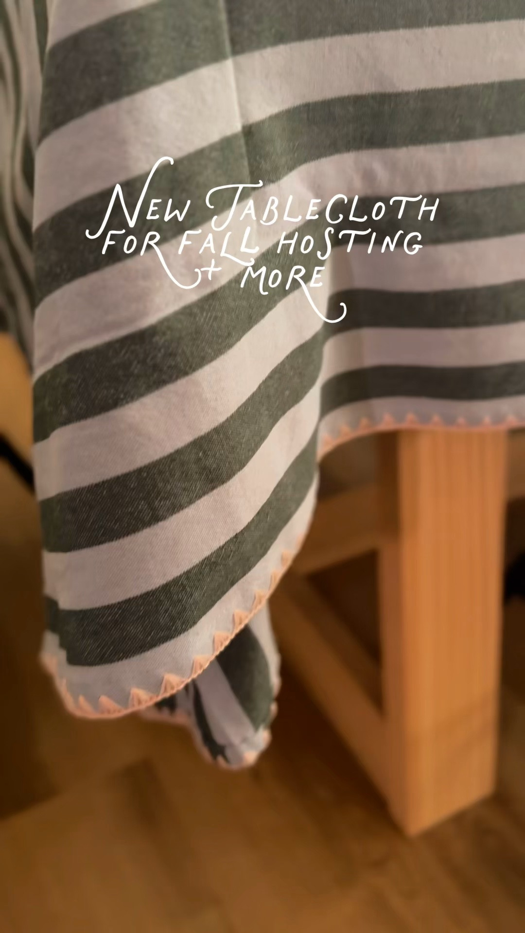 The perfect tablecloth for fall hosting/parties and more! Thanksgiving would be so perfect too!

#LTKHome #LTKmomlife #LTKSeasonal