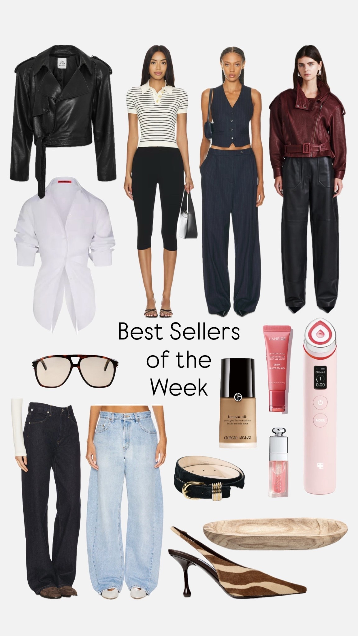 The best of the best 💫 These are the most-shopped pieces from last week — from chic leather jackets and classic denim to the viral beauty must-haves everyone’s adding to cart. Tap to shop this week’s top sellers before they sell out 🔥 #LTKFinds #LTKBestSellers
———-
#LTKFallFashion #LTKStyle #LTKUnder100 #LTKTrendEdit #LTKMustHaves #LTKMakeupFavorites #LTKCleanBeauty #LTKWardrobeEssentials #LTKDesignerDupes #LTKStyletip #LTKFallEdit #LTKEverydayStyle

#LTKBeauty #LTKHome #LTKSeasonal #LTKSaleAlert #LTKFindsUnder50 #LTKGiftGuide #LTKBeauty #LTKStyleTip #LTKGiftGuide
