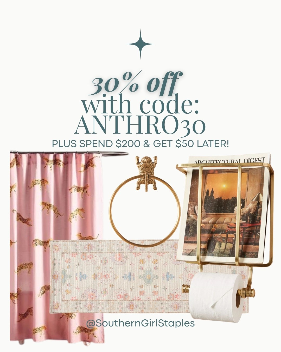 Bathroom accessories 30% off with code ANTHRO30

#LTKSaleAlert #LTKGiftGuide #LTKHome