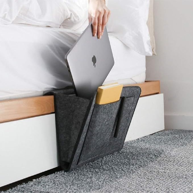 Dewsshine Bedside Caddy Essentials Pocket Hanging Storage Organizer, Bed Sofa Side Hanger Holder ... | Amazon (US)