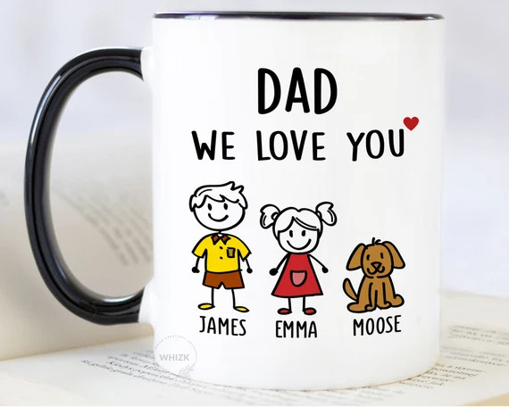 Dad Gift For Dad Birthday Gift For Dad Mug, Fathers Day Gift From Daughter Son Kids Best Daddy Ch... | Etsy (US)