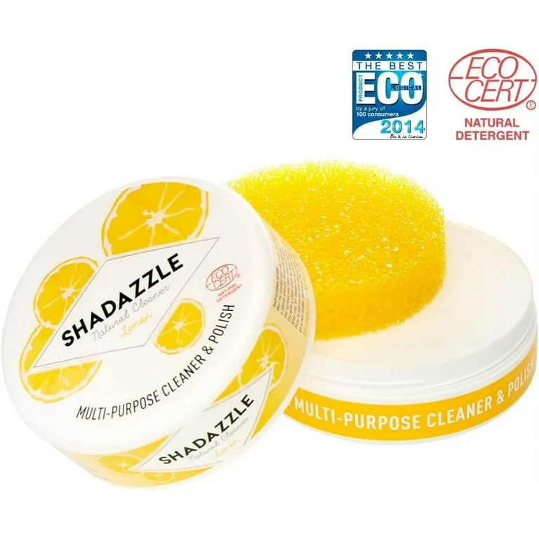 Shadazzle Natural Super Cleaning Paste and Polish with Scrub Sponge \u2013 Eco friendly Multi-pur... | Walmart (US)