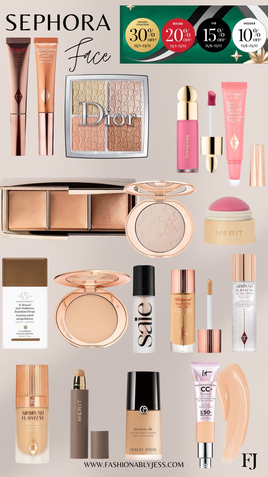 My favorite face makeup from the Sephora sale

#LTKGiftGuide #LTKSaleAlert #LTKBeauty