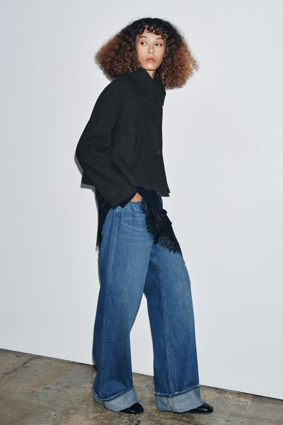 ZW COLLECTION WOOL SHORT COAT | Zara US