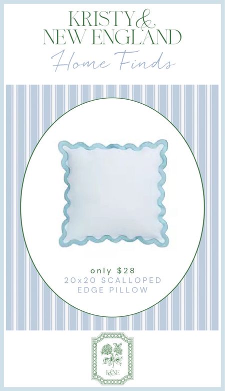 Scalloped edge 20x20 pillows on sale under $30. More colors and patterns 

#LTKhome #LTKfindsunder50