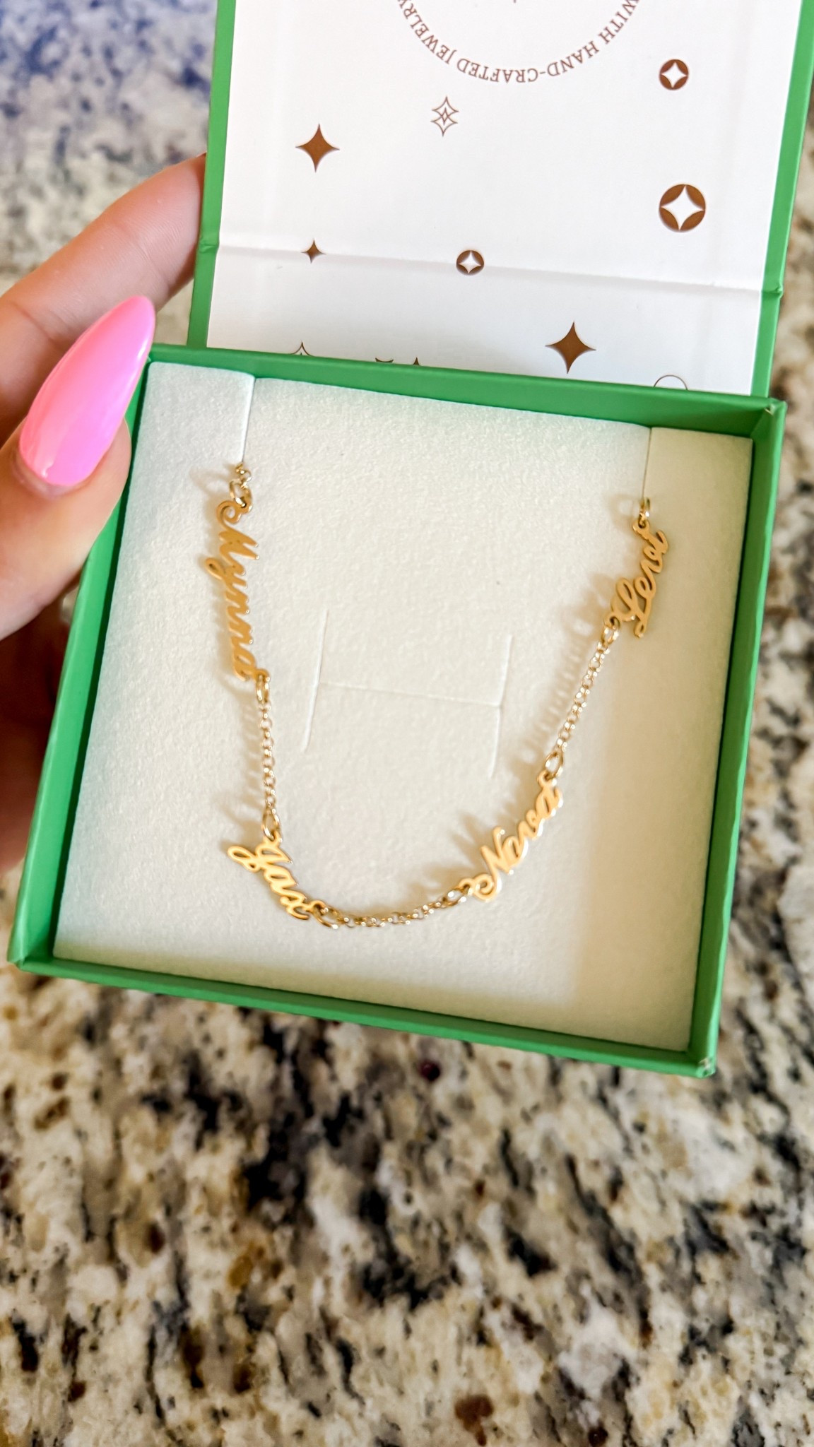 Mother’s Day gift idea!! Kids name necklace 

#LTKSeasonal #LTKFamily #LTKGiftGuide