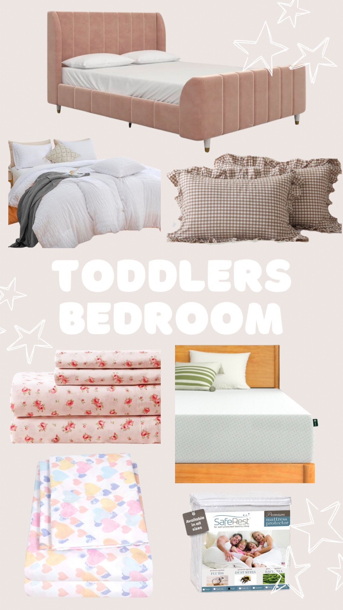 Everything I’ve bought for Philomena’s room so far! Toddlers bedroom basics 

Toddlers room, little girls room, toddler girl room, home decor, kids bedroom, girls bedroom, toddler bedroom, bedroom ideas, full size bed, pink bed, amazon finds, sheets

#LTKfindsunder100 #LTKkids #LTKhome