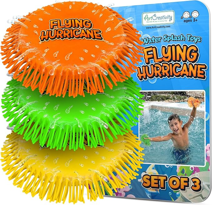 ArtCreativity Soft Water Frisbees for Kids, Soft Sports Discs (3 Pack), Beach Water Toys & Swimmi... | Amazon (US)