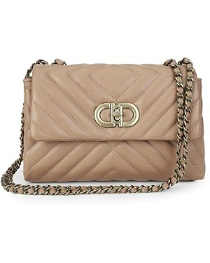 GLITZALL Small Quilted Crossbody Bag for Women Trendy Designer Shoulder Purse and Handbags with C... | Amazon (US)