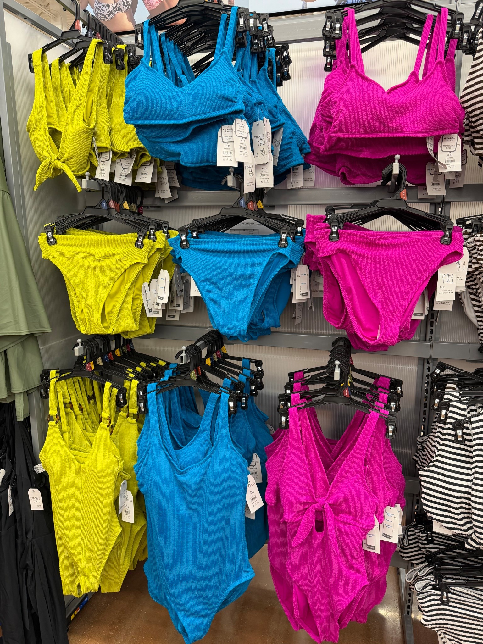 Bright swimsuits are everywhere this season and Walmart has some really cute options right now! ☀️

I spotted these Time and Tru textured swimsuits in the prettiest bright colors — hot pink, turquoise, and lime green. You can mix and match the bikini tops and bottoms, or go with the one-piece version if you want a little more coverage.

They have such a fun crinkle texture and the colors are perfect for beach days, pool days, or summer vacations.

All links below! 👇 

#LTKSwim #WalmartFinds #TimeAndTru #AffordableStyle 

#LTKSwim #LTKSeasonal #LTKootd