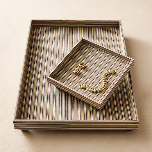 Emma Chamberlain Fabric-Wrapped Tray | West Elm (US)