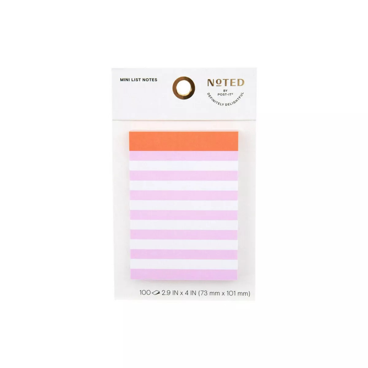 Post-it Noted Mini List Purple Lines | Target
