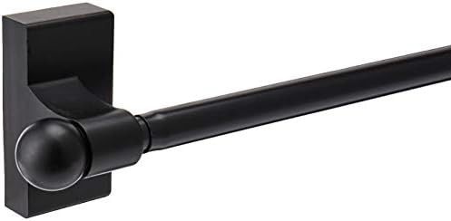 Rod Desyne Mag-12 Magnetic Curtain Rod, 17-30", Black | Amazon (US)